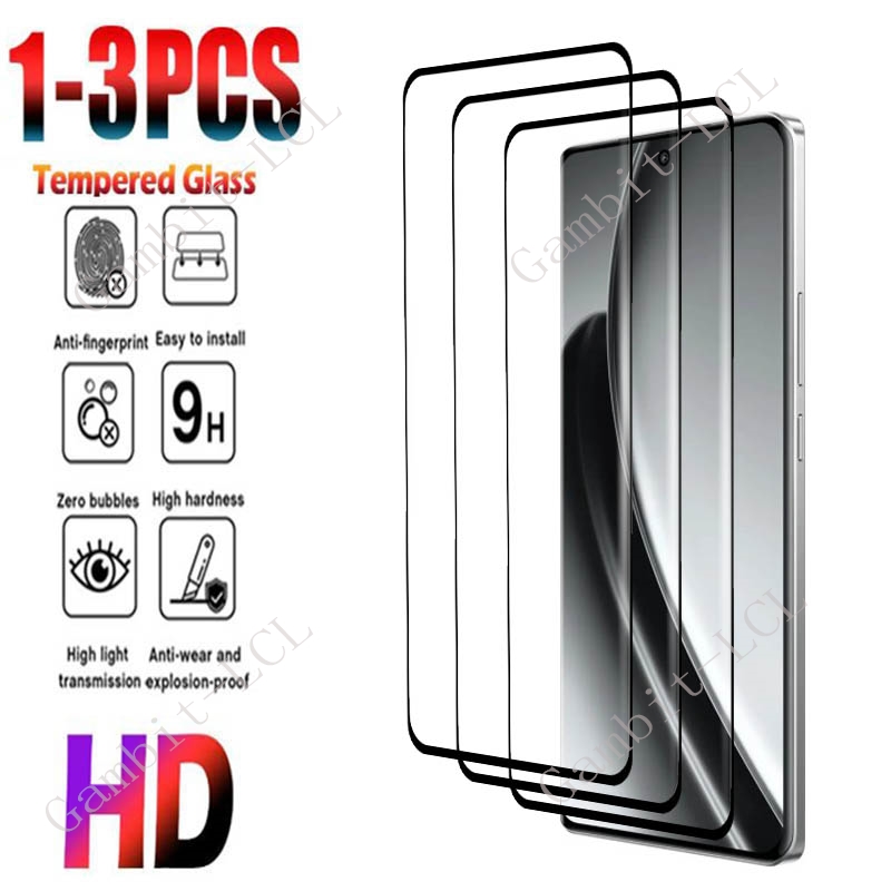Realme Gt 6 - 1-3 adet 3D kavisli tam temperli
