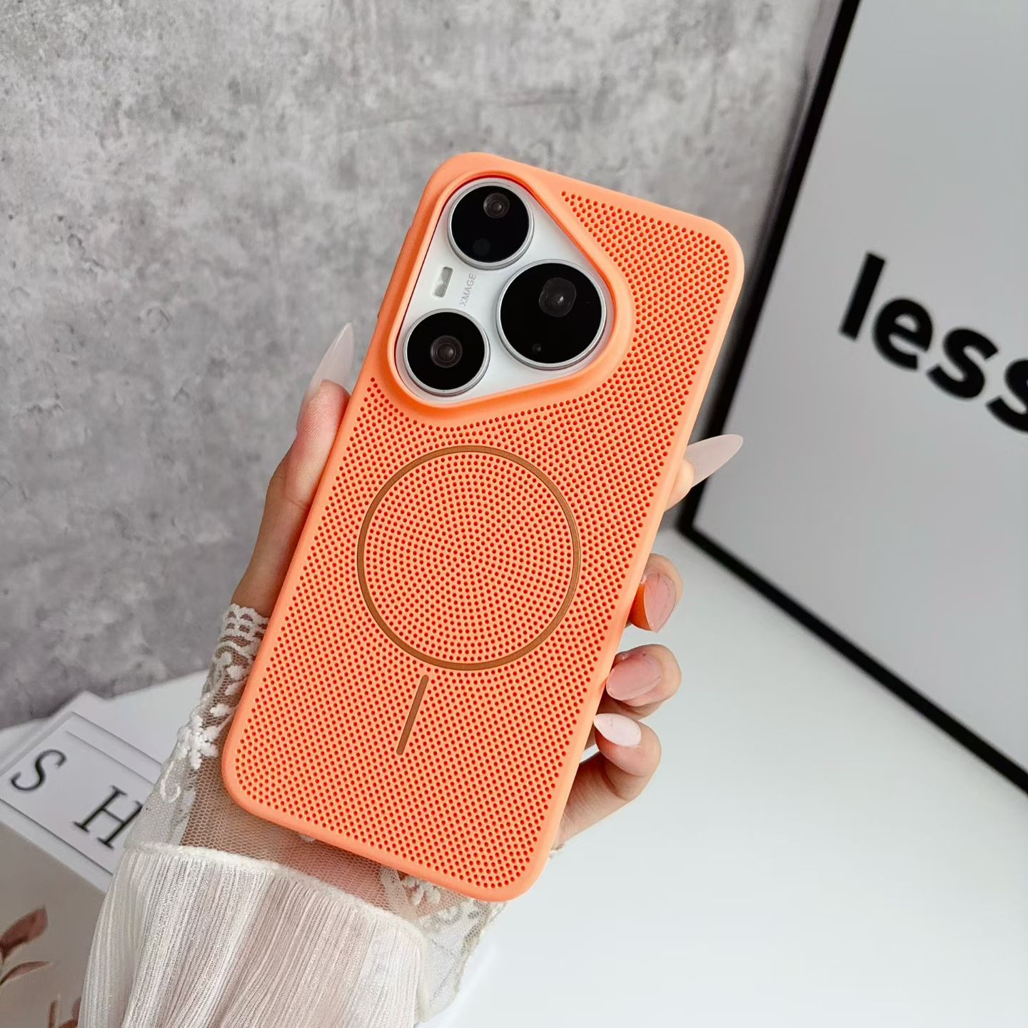 Huawei Mate 60 - Manyetik Magsafe Soğutma Nefes Alabilen Kabuk