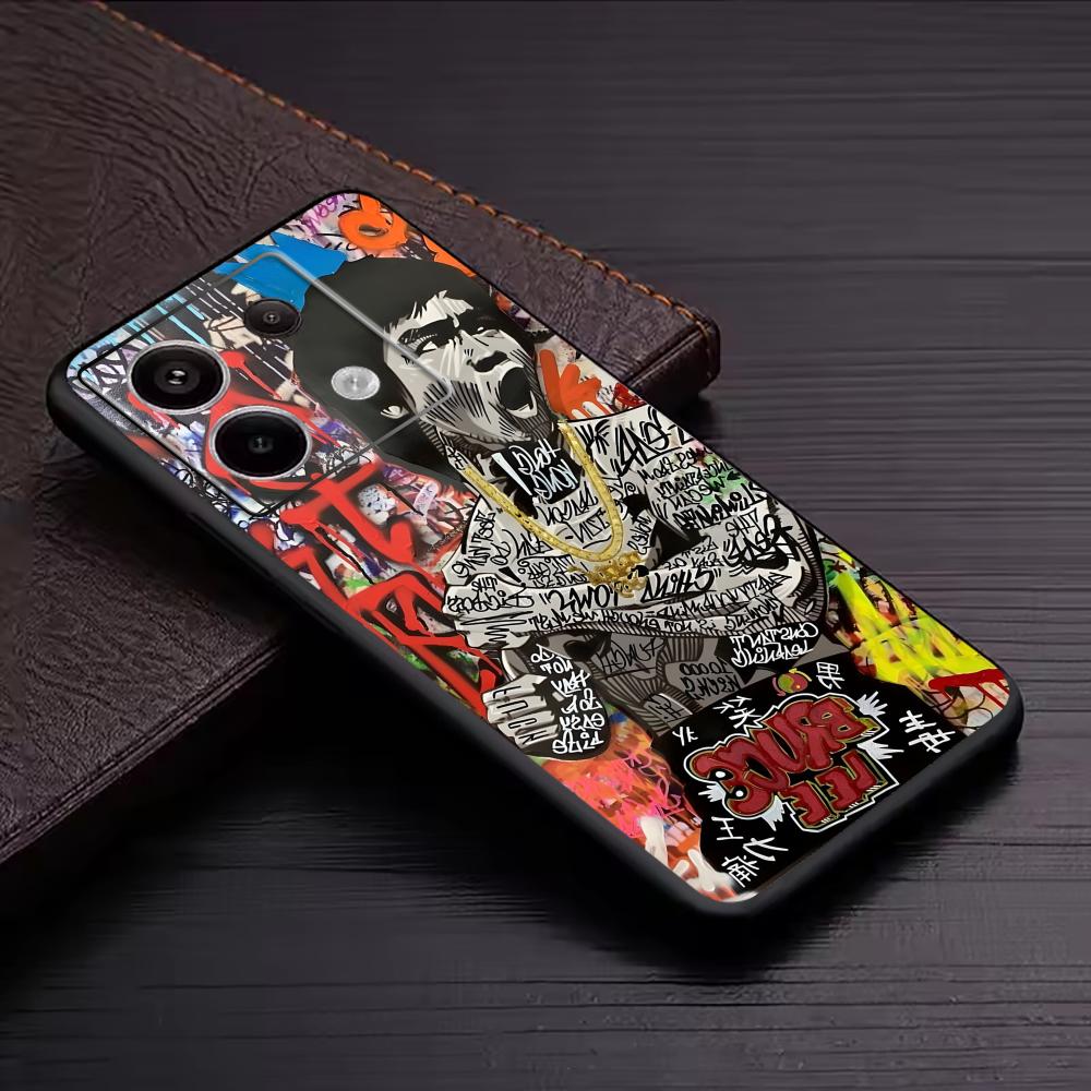 Banksy Graffiti Sanat telefon  - Xiaomi Redmi Note 13 incelemesi ve fiyatı